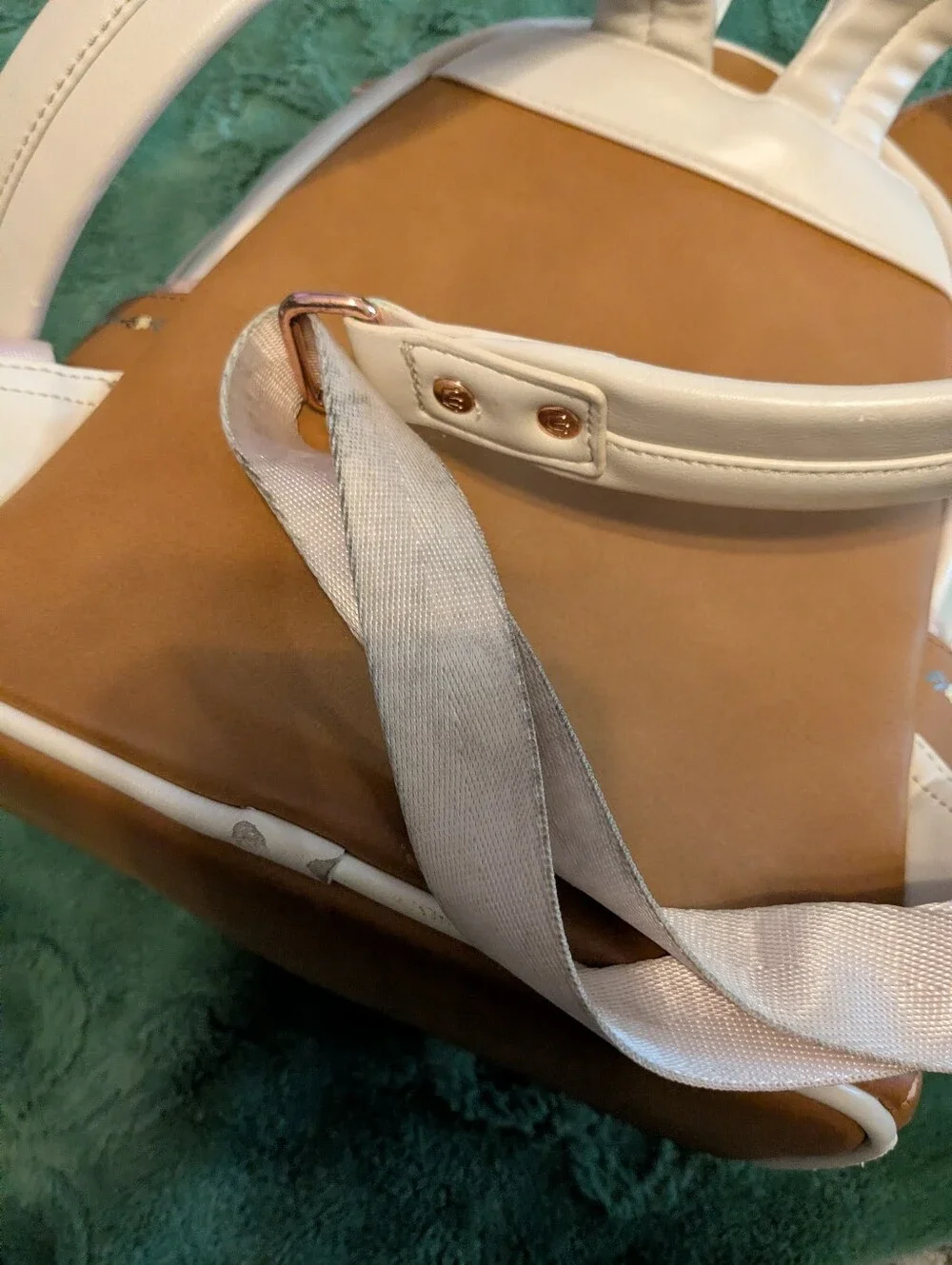 Disney x Loungefly Brown Floral Bow Mini Backpack for Kids